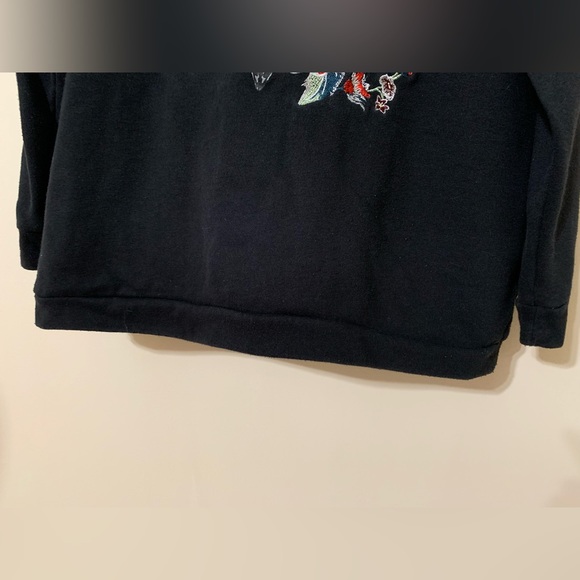 Snake and flower embroidered sweater - Picture 7 of 8